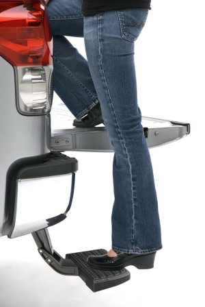 Toyota Tundra BedStep - Rear - AMP Research - Retractable - Black - `07-`13 Toyota Tundra BedStep - Rear - AMP Research - Retractable - Black - `07-`13